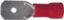 Picture of Terminal, Insulated, Male Tab 22-18 Wire, 1/4 Tab