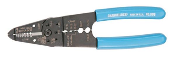 Picture of Stripper, Cutter, Crimper 10-22 AWG, 8-1/4"L