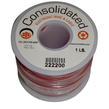 Picture of Wire, Bell, Red 18 AWG, 1 Lb Spool