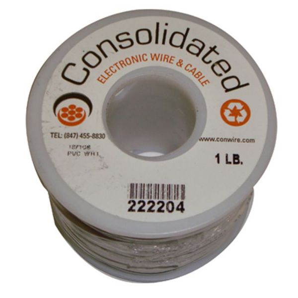 Picture of Wire, Bell, White 18 AWG, 1 Lb Spool