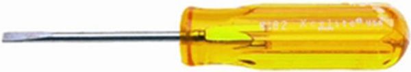 Picture of Screwdriver, Standard Tip, 2" Long Blade 1/8" Dia Bld/Round/4-5/8" OAL