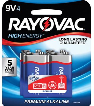 Picture of Battery, Alkaline, 9V Size 