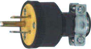 Picture of Plug, Ground, Rubber 15 Amp, 3 Prong