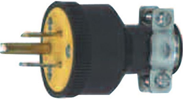 Picture of Plug, Ground, Rubber 15 Amp, 3 Prong