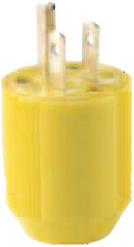 Picture of Plug, Male, Dead Front 15 Amp, 3 Wire