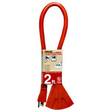 Picture of Cord, Adapter, 3 Outlet 12/3, 2'