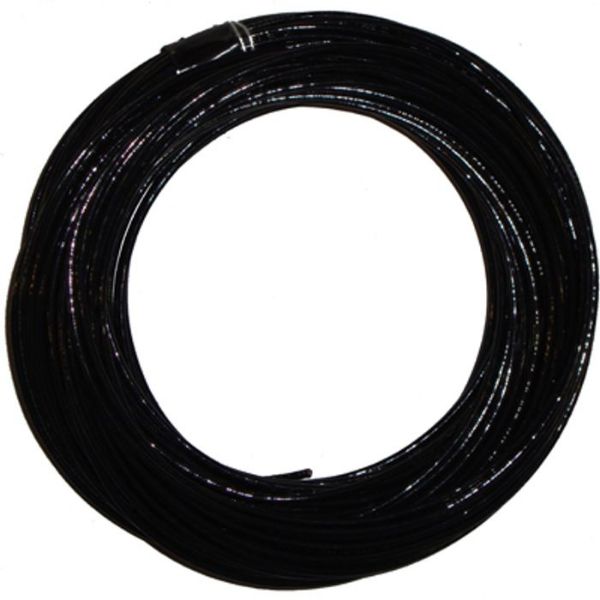 Picture of Wire, Building, Stranded, THHN, Black 16 AWG, 100' Coil