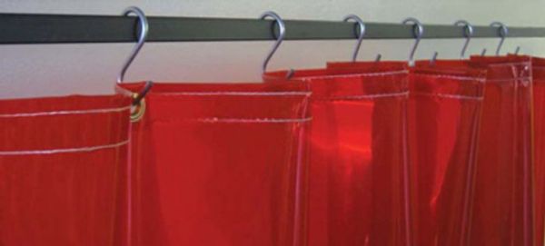 Picture of Curtain, Welding, 14 Mil, Trans Vinyl, Gray 25 yd Roll
