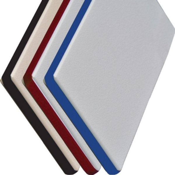 Picture of Polyethylene, High Density, Blue/White/Blue 6"x6"x1/4"