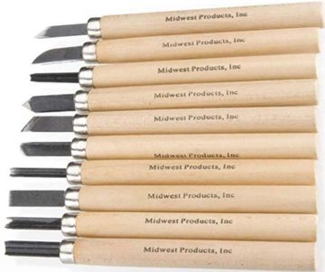 Picture of Knives, Carving, 10pc 