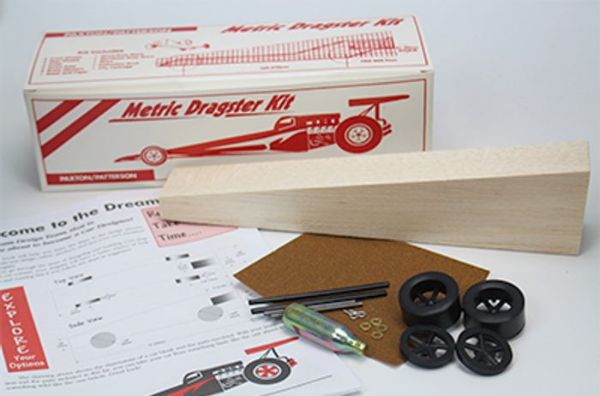 Picture of Dragster, Kit Basswood/No Styrofoam, Metric School Pack of 50