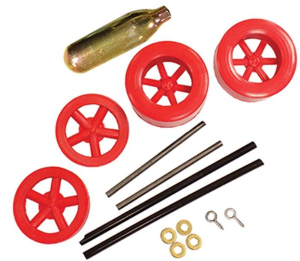 Picture of Dragster, Wheels, Kit Bag w/CO2 Cartridge, Red