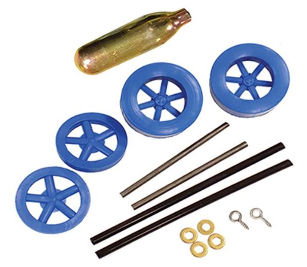 Picture of Dragster, Wheels, Kit Bag w/CO2 Cartridge, Blue