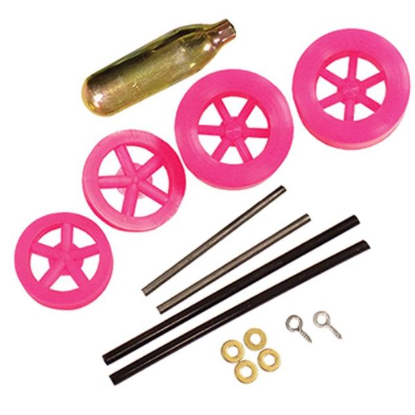 Picture of Dragster, Wheels, Kit Bag w/CO2 Cartridge, Pink