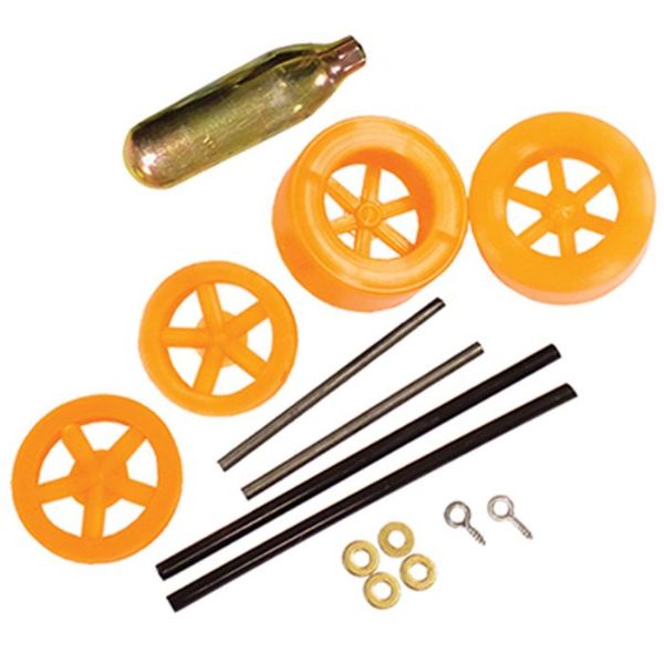 Picture of Dragster, Wheels, Kit Bag w/CO2 Cartridge, Orange