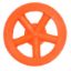 Picture of Dragster, Wheels, Front Mag Wheels w/Spokes, Orange