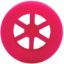 Picture of Dragster, Wheels, Rear Mag Wheels w/Spokes, PInk