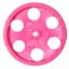 Picture of Dragster, Wheels, Rear Speed Wheels w/Holes, Pink