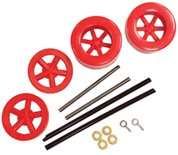 Picture of Dragster, Wheels, Kit Bag wo/CO2 Cartridge, Red