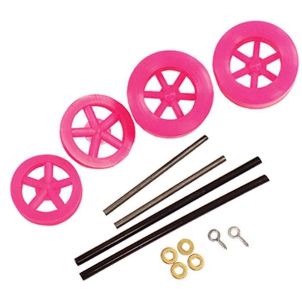Picture of Dragster, Wheels, Kit Bag wo/CO2 Cartridge, Pink
