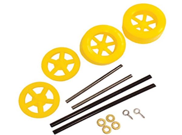 Picture of Dragster, Wheels, Kit Bag wo/CO2 Cartridge, Yellow