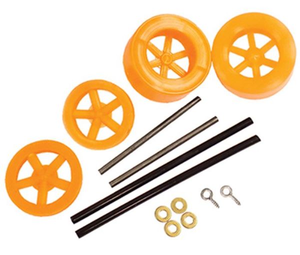 Picture of Dragster, Wheels, Kit Bag wo/CO2 Cartridge, Orange