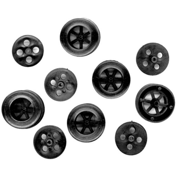 Picture of Dragster,Wheels, Front Mag' Wheels w/Spokes, Black