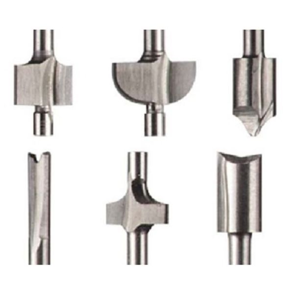 Picture of Router Bit, HSS,6pc 1/8" Shank