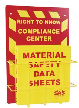 Picture of Compliance Center, MSDS Wall Rack and Binder