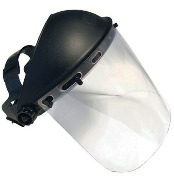 Picture of Faceshield, Wrap Around, w/Adj Headgear Clear, 8"x16" Window