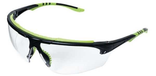 Picture of Glasses, Safety, XP410 Clear, Black & Green Frames