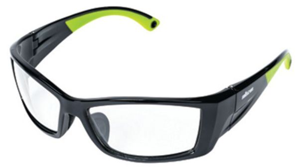 Picture of Glasses, Safety, XP460 Clear, Black & Green Frames