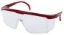 Picture of Glasses, Safety, Hornets Clear, Red Frame