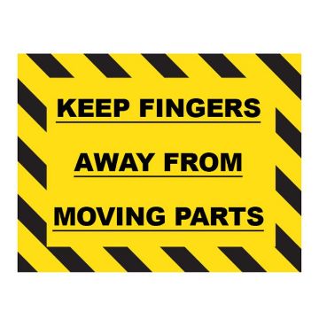 Picture of Sign, Safety Keep Fingers Away From Moving