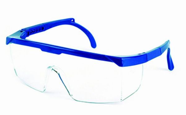 Picture of Glasses, Safety, Sebring 400 Clear, Blue Frame