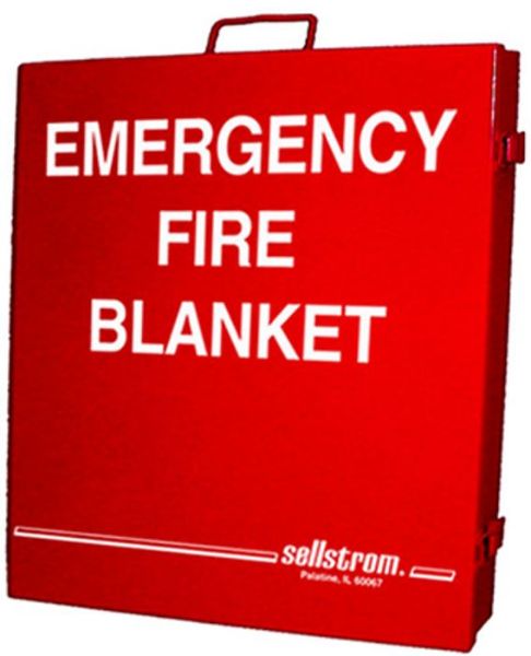 Picture of Cabinet, w/Fire Blanket Wall Mount