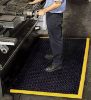 Picture of Mat, Safety, Black, w/3 Yellow Edges 26"x40"