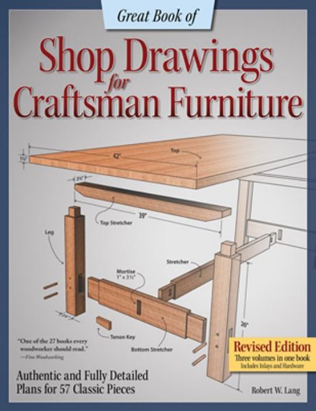 Picture of Book, Shop Drawings For Craftsman Furniture