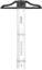 Picture of T-Square, Plastic 30”L, 2-1/2”