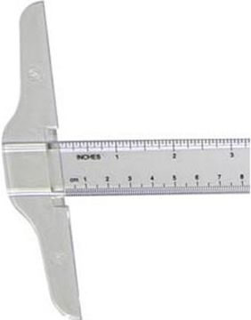 Picture of T-Square, Plastic 12"L, 1"W