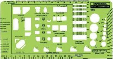Picture of Template, CBA Architectural 1/8"=1"
