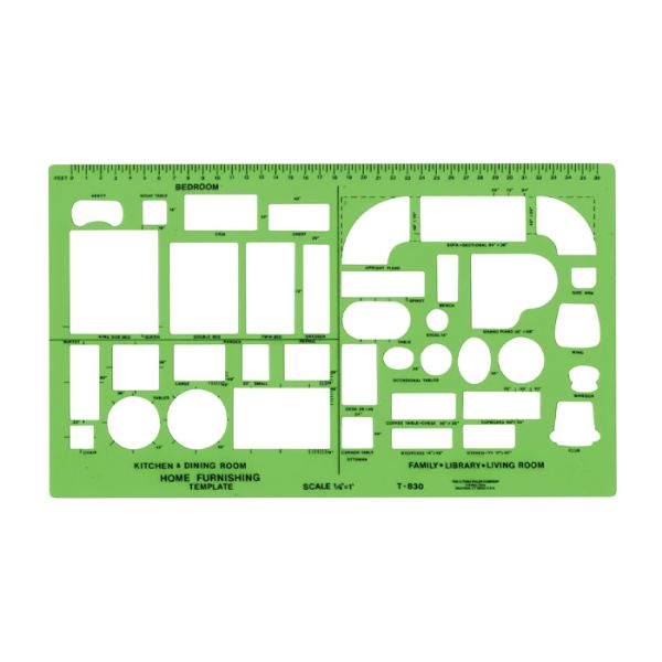 Picture of Template, Home Furnishings 1/4"=1'