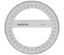 Picture of Protractor, Circular, Clear 6" Diameter