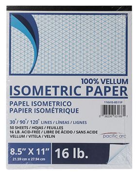 Picture of Paper, Isometric, 50pc 8-1/2"x11"