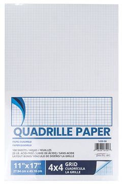 Picture of Paper, Quadrille 11"x17", X4