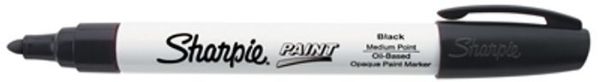 Picture of Marker, Paint, Oil-Based Medium Tip, Black