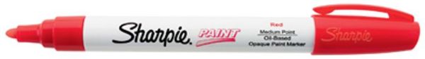 Picture of Marker, Paint, Oil-Based Medium Tip, Red