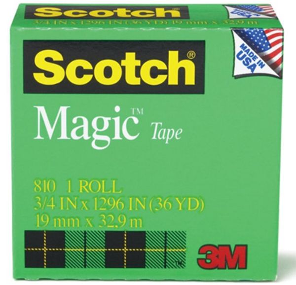 Picture of Tape, Clear 3/4"x36 yd