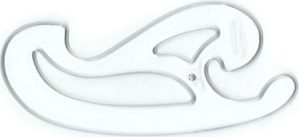 Picture of Curve, French, Irregular, Clear 6"