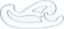Picture of Curve, French, Irregular, Clear 6"
